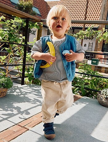 T-shirt rayé à manches courtes