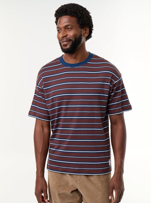 T-shirt rayé à manches courtes - Kiabi T-shirt rayé à manches courtes - Kiabi