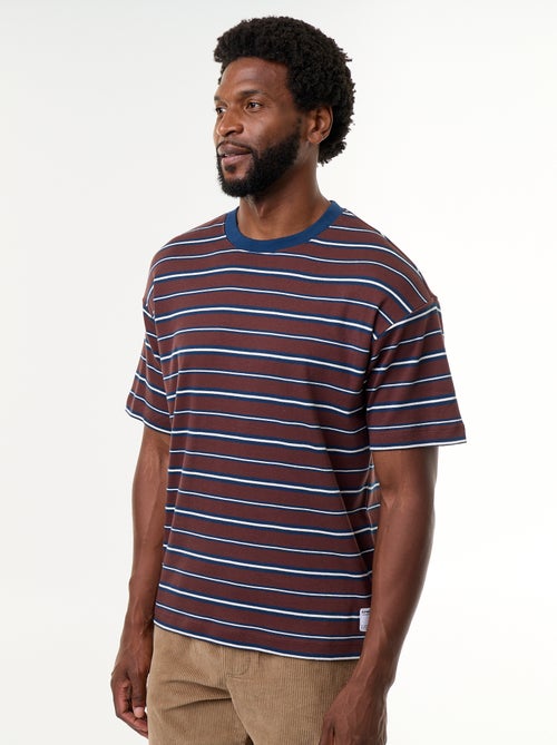 T-shirt rayé à manches courtes - Kiabi T-shirt rayé à manches courtes - Kiabi