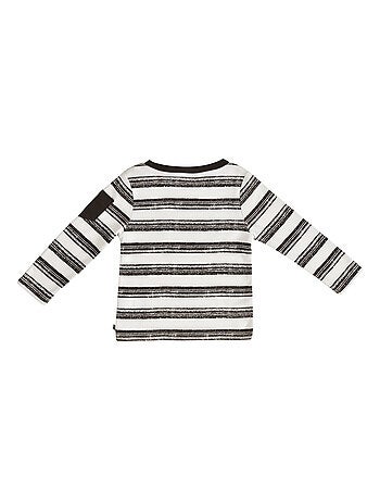 T SHIRT RAYE ANTHRACITE DJOVANI