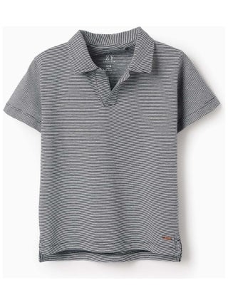 T-shirt Rayé Col en V