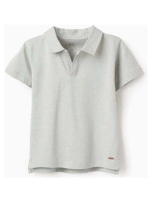 T-shirt Rayé Col en V - Kiabi