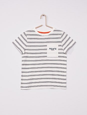 T-shirt rayé éco-conçu