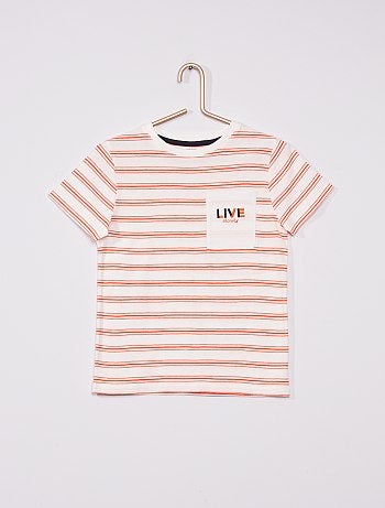 T-shirt rayé éco-conçu