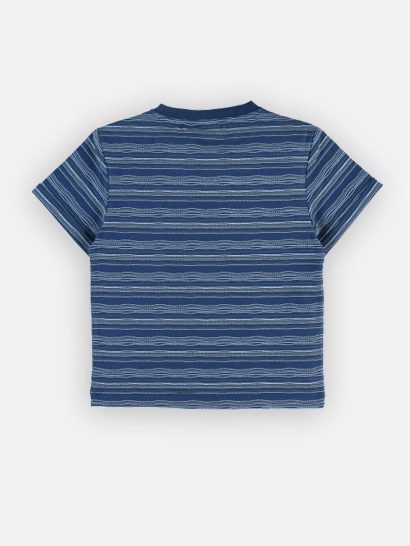 T-shirt Homme Volcom Coton Bio - Bleu Pierre, Taille L - Très Bon état