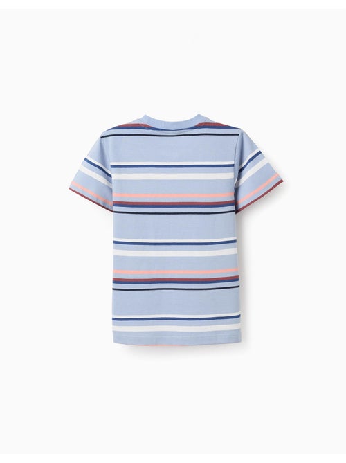 T-shirt rayé en coton - Kiabi
