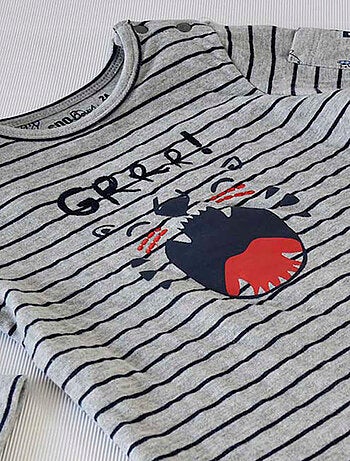 T SHIRT RAYE LOOK RENTREE