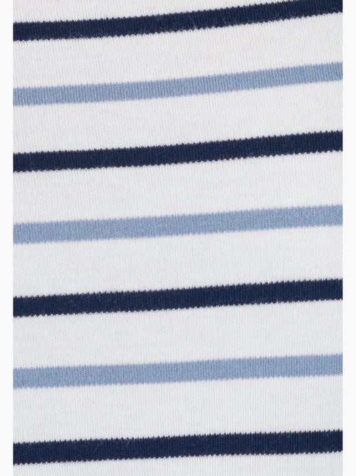 T-shirt rayé maille interlock - Happy D. by Damart - Kiabi