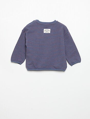 T-shirt rayé manches longues
