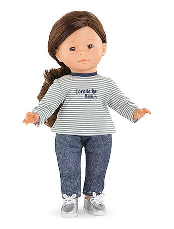 T-Shirt Rayé Manches Longues pour poupée ma Corolle