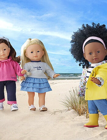 T-Shirt Rayé Manches Longues pour poupée ma Corolle