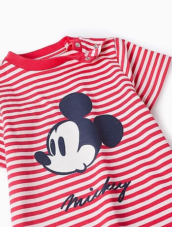 T-shirt Rayé Mickey