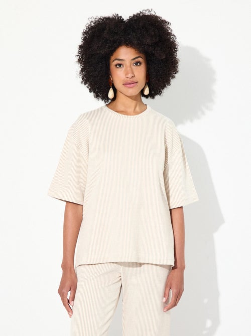 T-shirt rayé MO Fashion - Kiabi