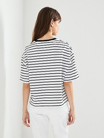 T-shirt rayé, MO Fashion