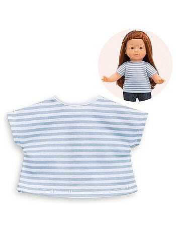 T-Shirt Rayé pour poupée ma Corolle