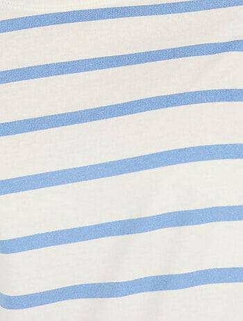 T-shirt rayé pur coton - Damart
