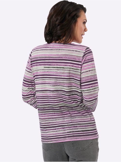 T-shirt Rayé Pur Coton - Taille Standard - Witt - Kiabi T-shirt Rayé Pur Coton - Taille Standard - Witt - Kiabi