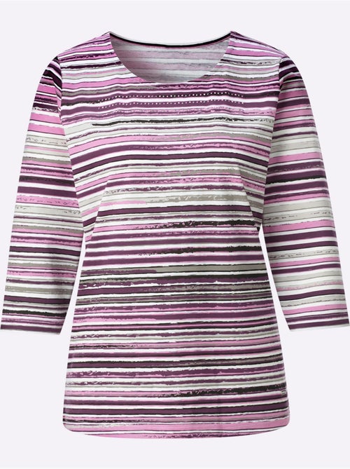T-shirt Rayé Pur Coton - Taille Standard - Witt - Kiabi T-shirt Rayé Pur Coton - Taille Standard - Witt - Kiabi