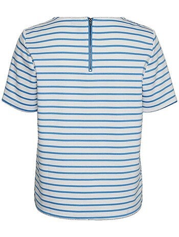 T-Shirt Rayure Femme Vero Moda Snow White