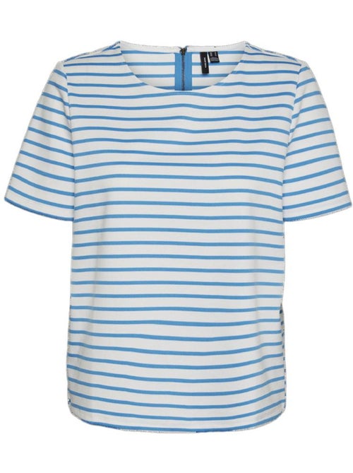 T-Shirt Rayure Femme Vero Moda Snow White - Kiabi