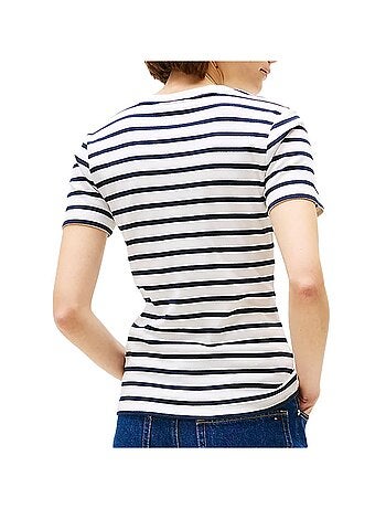 T-shirt Rayures Femme Tommy Hilfiger
