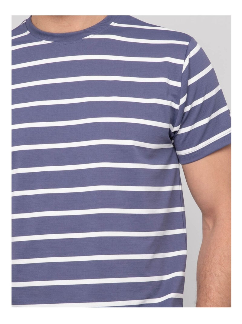 T-shirt rayures marinière NALMARTIN Bleu marine - Kiabi