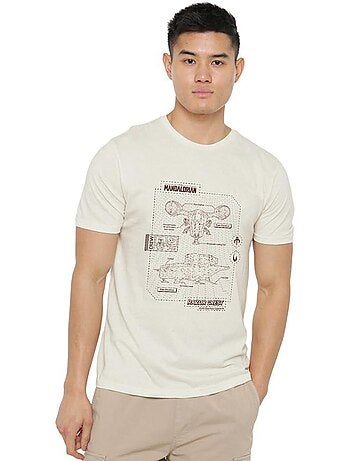 T-shirt razor crest - la guerre des étoiles: the mandalorian