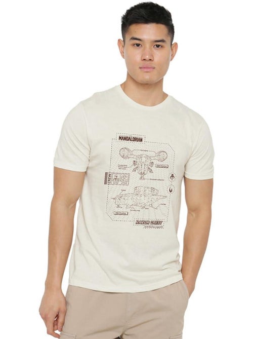 T-shirt razor crest - la guerre des étoiles: the mandalorian - Kiabi