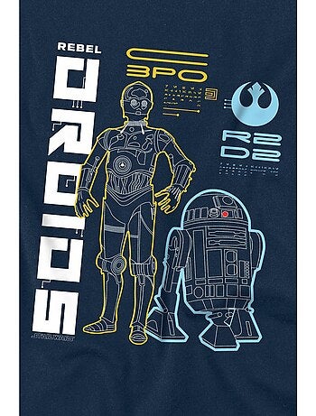 T-shirt rebel droids - la guerre des étoiles
