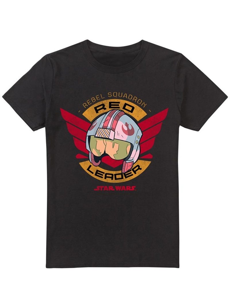 T-shirt red leader - la guerre des étoiles Noir - Kiabi