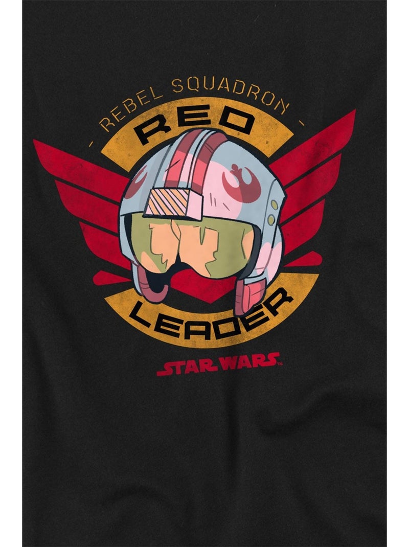 T-shirt red leader - la guerre des étoiles Noir - Kiabi