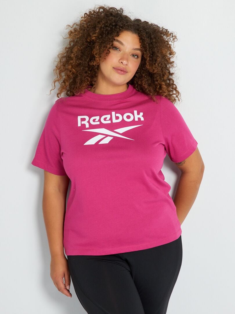T-shirt 'Reebok' en jersey Rose - Kiabi
