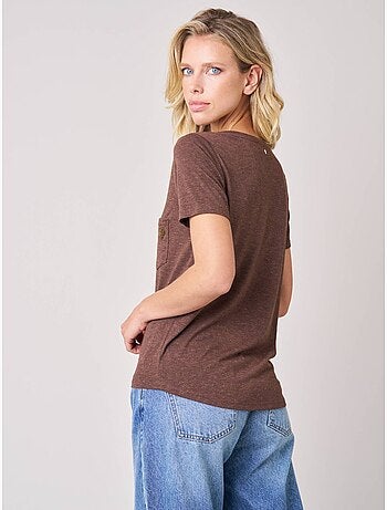 T-shirt regular femme en jersey 'deeluxe'
