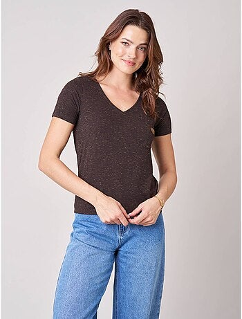 T-shirt regular femme en jersey 'deeluxe'