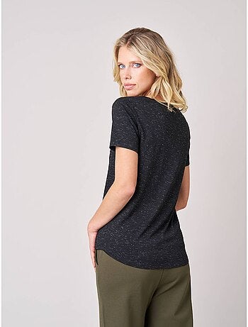 T-shirt regular femme en jersey 'Deeluxe'