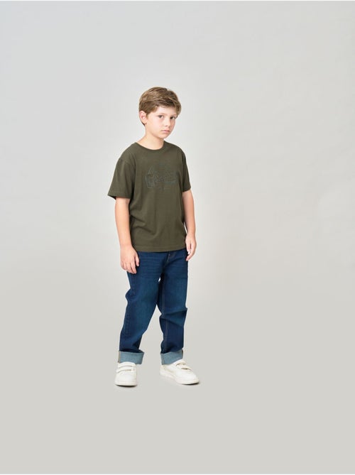 T-shirt regular garçon en 100% coton jersey avec imprimé en relief 'deeluxe' - Kiabi T-shirt regular garçon en 100% coton jersey avec imprimé en relief 'deeluxe' - Kiabi
