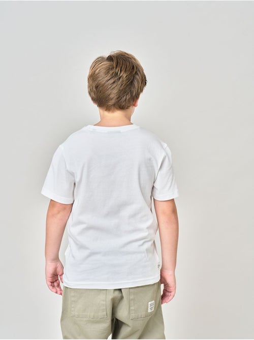 T-shirt regular garçon en 100% coton jersey imprimé ours 'deeluxe' - Kiabi T-shirt regular garçon en 100% coton jersey imprimé ours 'deeluxe' - Kiabi
