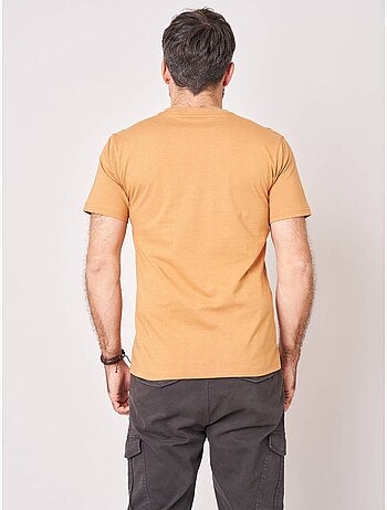 T-shirt regular homme en 100% coton imprimé ours sur canapé 'deeluxe'
