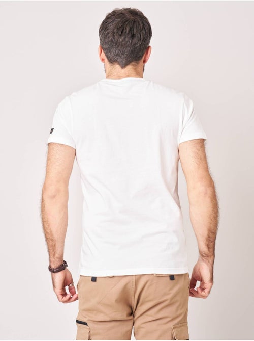 T-shirt regular homme en 100% coton imprimé voiture vintage  'Deeluxe' - Kiabi
