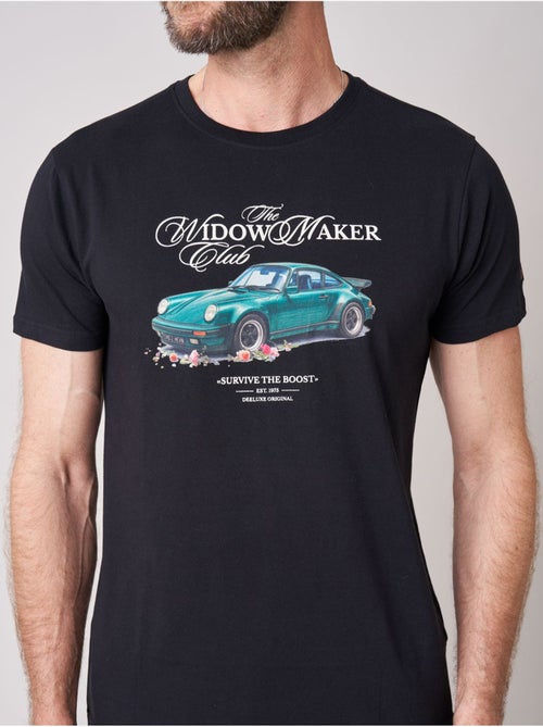 T-shirt regular homme en 100% coton imprimé voiture vintage  'Deeluxe' - Kiabi