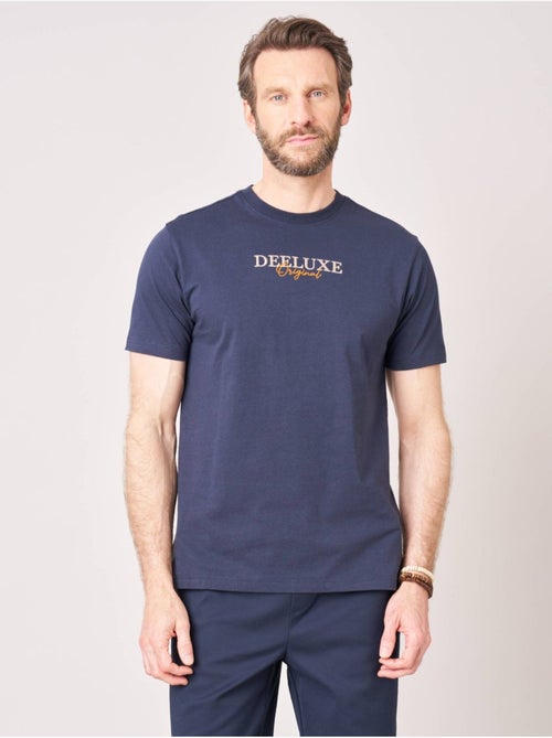 T-shirt regular homme en 100% coton jersey 'Deeluxe' - Kiabi
