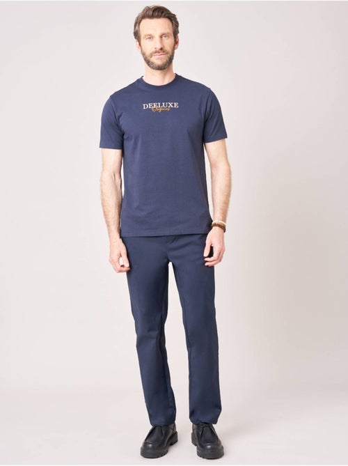 T-shirt regular homme en 100% coton jersey 'Deeluxe' - Kiabi