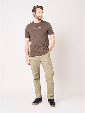 T-shirt regular homme en 100% coton jersey 'Deeluxe'