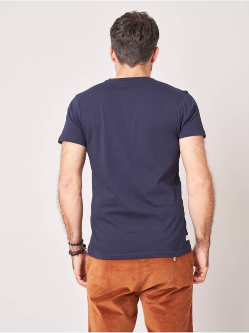 T-shirt regular homme en 100% coton jersey imprimé ours 'Deeluxe' - Kiabi