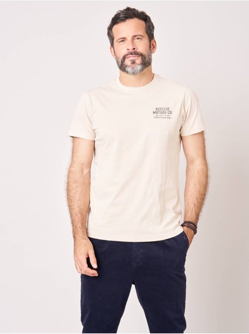 T-shirt regular homme imprimé moto vintage 'Deeluxe' - Kiabi