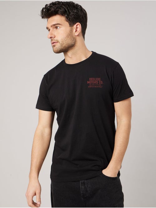 T-shirt regular homme imprimé moto vintage 'Deeluxe' - Kiabi