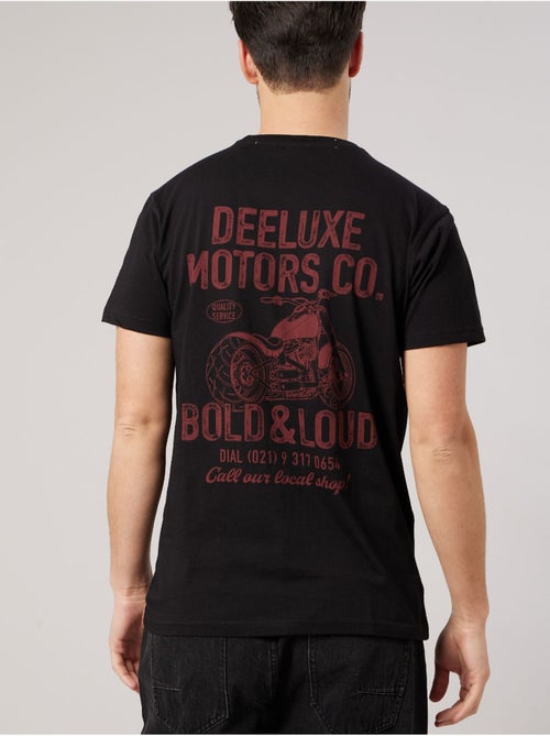 T-shirt regular homme imprimé moto vintage 'Deeluxe' - Kiabi