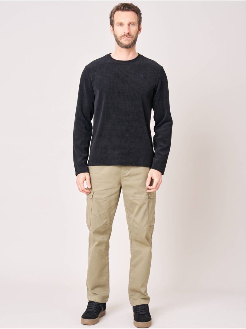 T-shirt regular homme uni 'deeluxe' Noir - Kiabi
