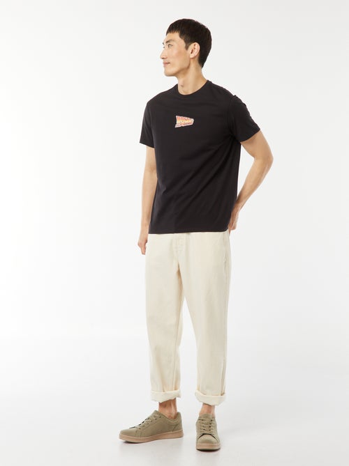 T-shirt 'Retour vers le futur' imprimé recto/verso - Kiabi