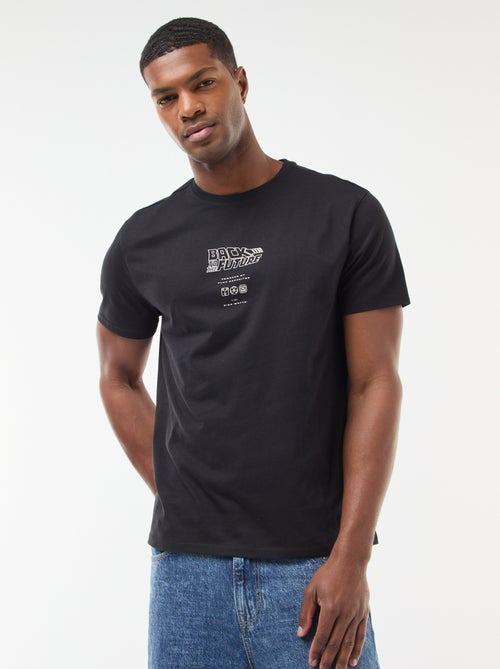 T-shirt 'Retour vers le futur' imprimé recto/verso - Kiabi